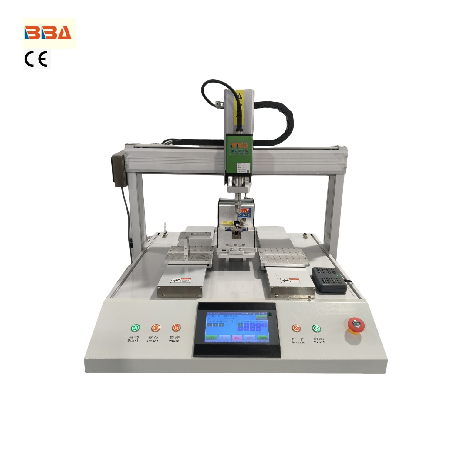 Robotic Screw Fastening Machine with Auto Bit Changer for Mobile Phone Assembly, Electric Screw Fastening Robot M1–M3 for LED Production