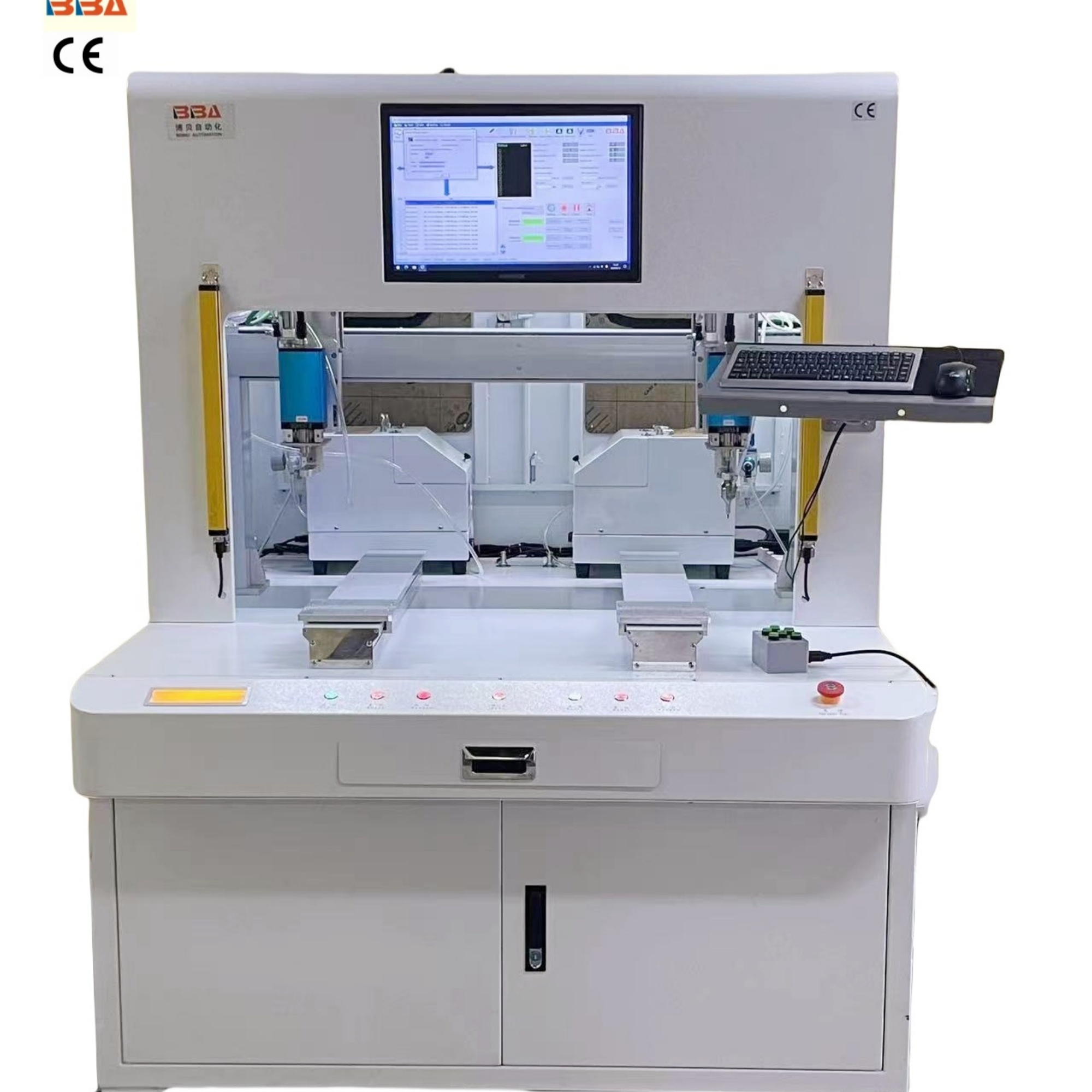 High Speed Screw Locking System for PCB Assembly with High Speed Operation, Servo Screw Driving System M2–M6 with Auto Bit Changer for PCB Assembly