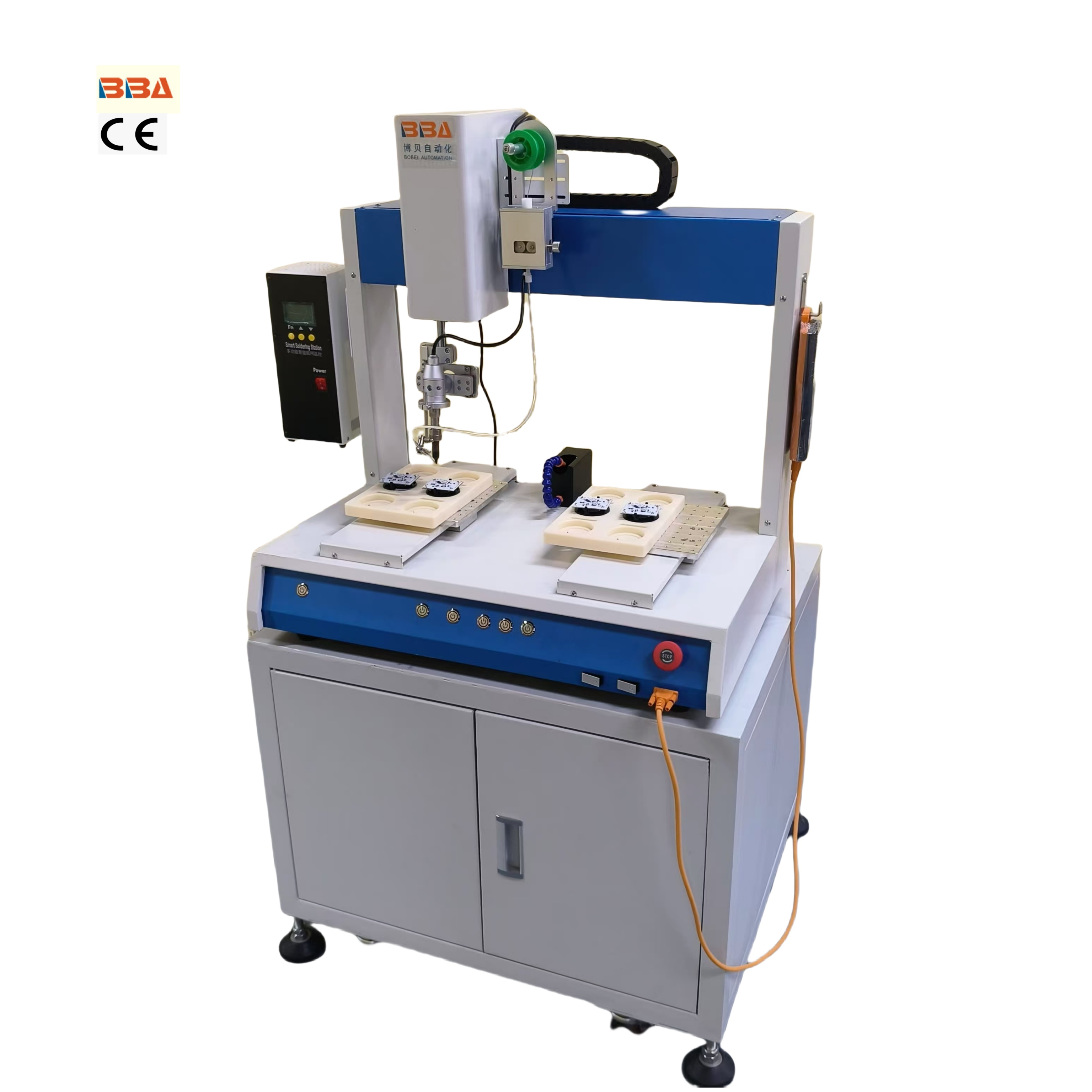 Advanced Desktop automatic soldering machine for LED Soldering with Auto Wire Feeding, XYZ Axis PCB soldering machine with CCD Camera for LED Soldering