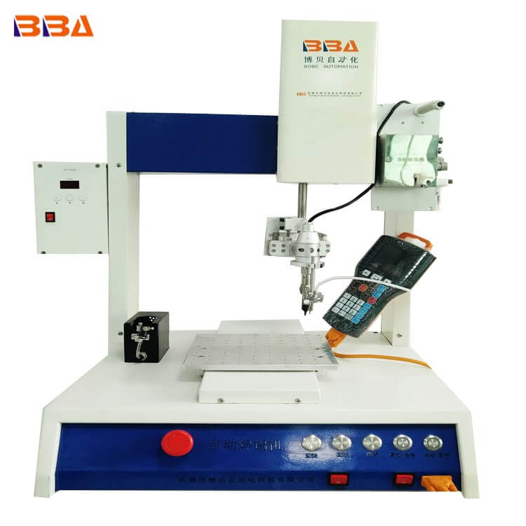 Durable welding robot for mass production environments ensuring consistent solder joints and reduced operator labor requirements
